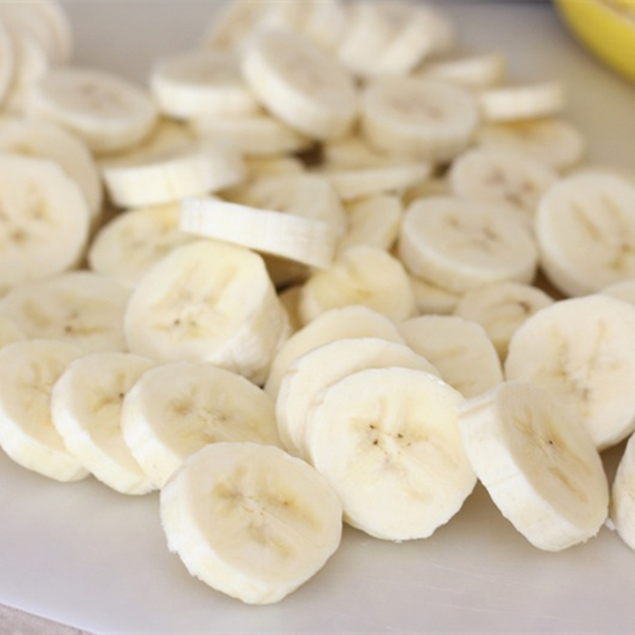 freeze banana slice chips